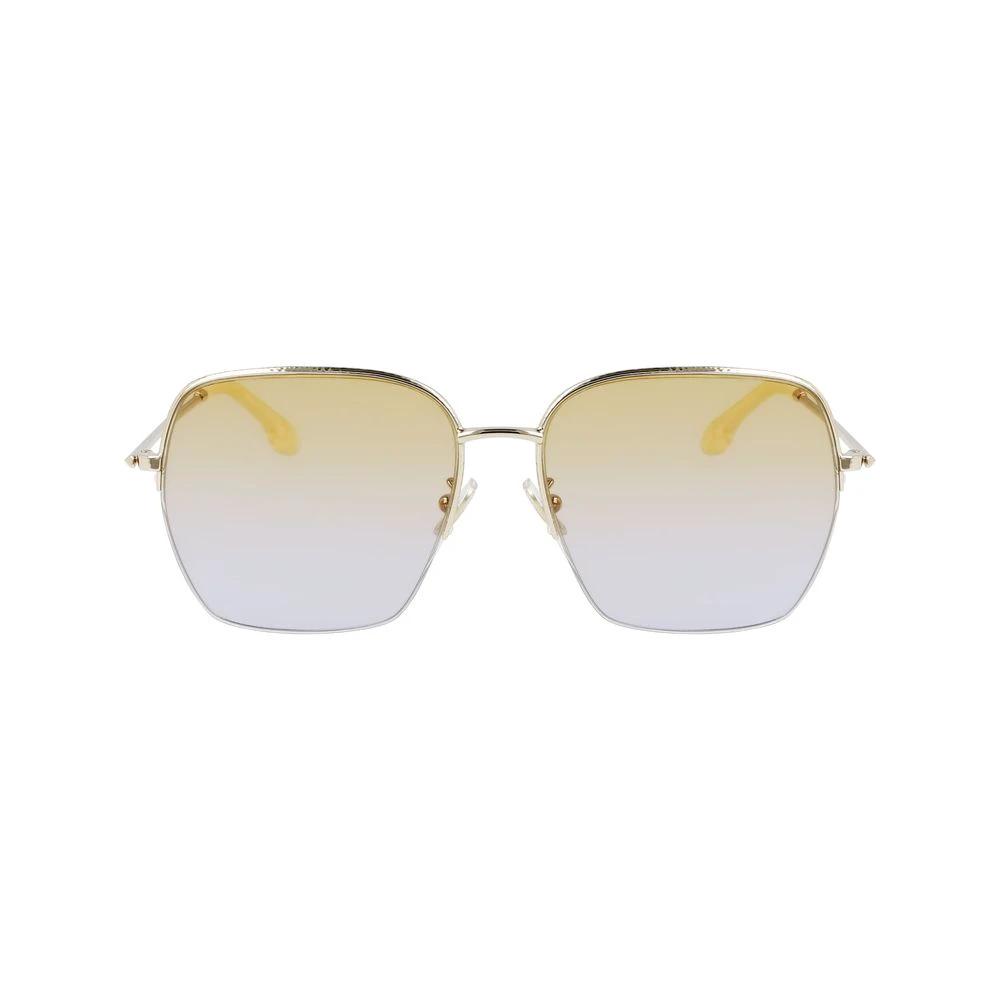 Victoria Beckham Gold Metal Sunglasses by Victoria Beckham