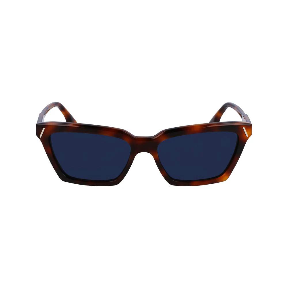 Victoria Beckham Brown Acetate Sunglasses by Victoria Beckham