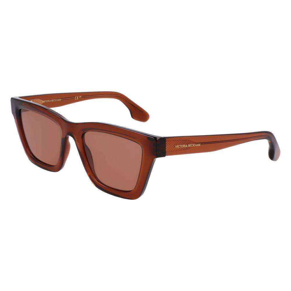 Victoria Beckham Brown Injected Sunglasses by Victoria Beckham