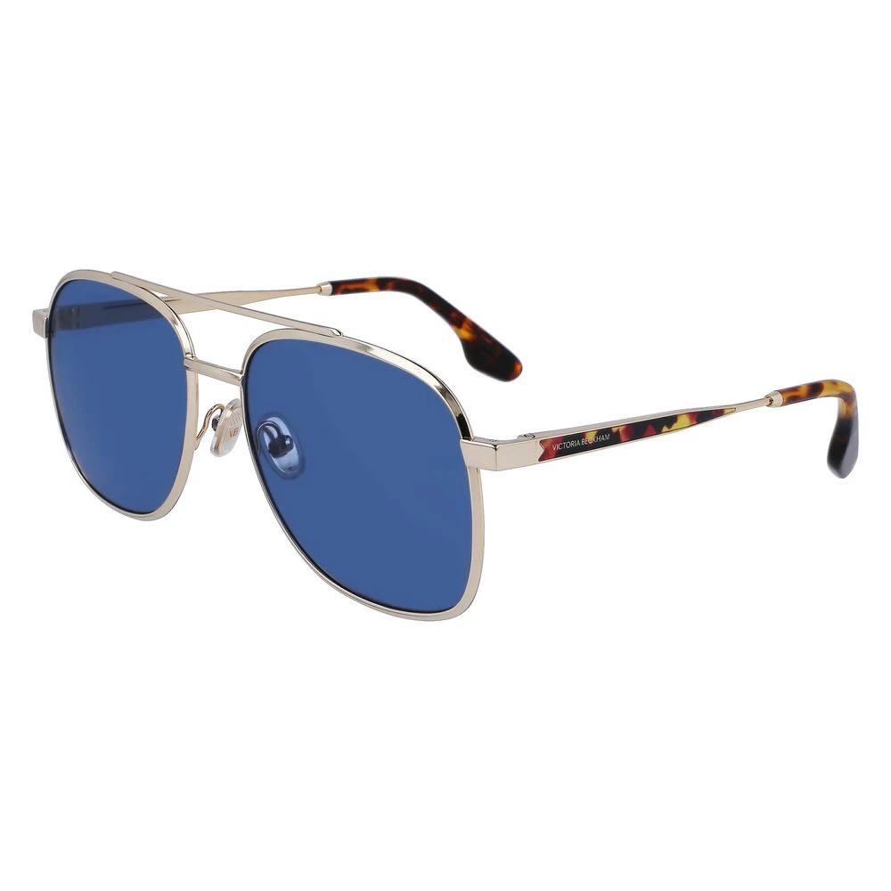 Victoria Beckham Gold Metal Sunglasses by Victoria Beckham