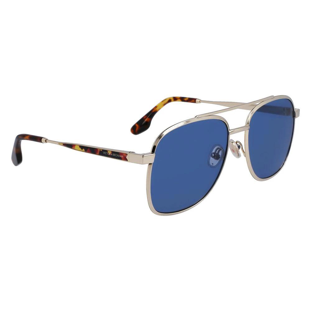 Victoria Beckham Gold Metal Sunglasses by Victoria Beckham