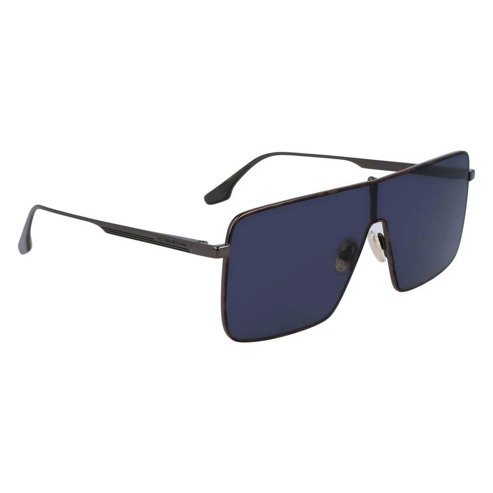 Victoria Beckham Gray Metal Sunglasses by Victoria Beckham