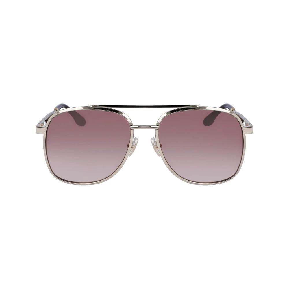 Victoria Beckham Gold Metal Sunglasses by Victoria Beckham