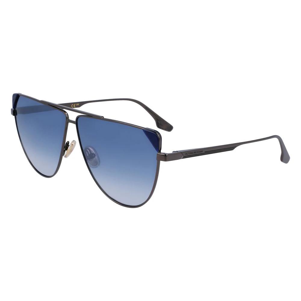 Victoria Beckham Blue Metal Sunglasses by Victoria Beckham