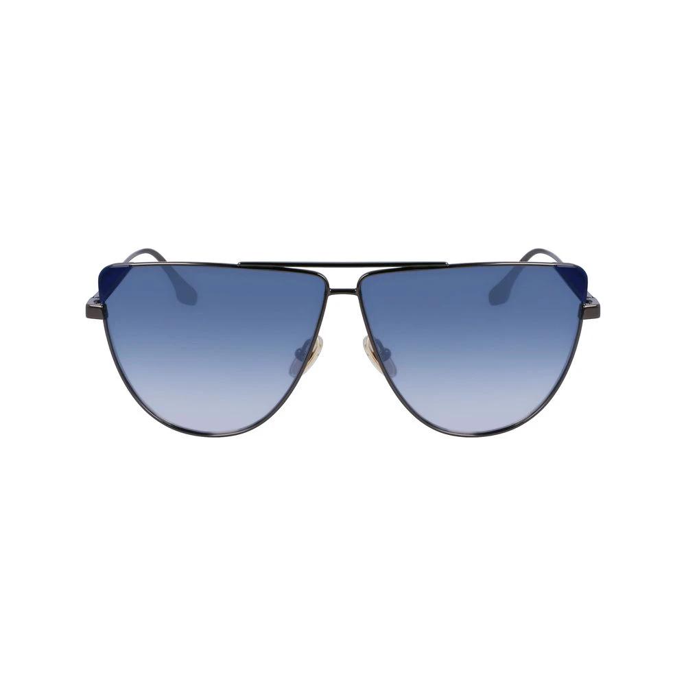 Victoria Beckham Blue Metal Sunglasses by Victoria Beckham