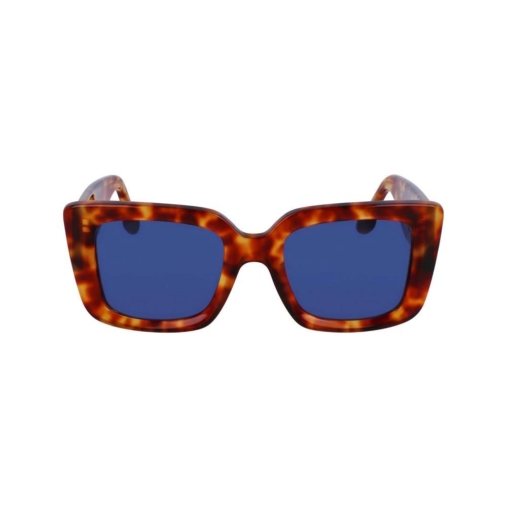 Victoria Beckham Brown Acetate Sunglasses by Victoria Beckham