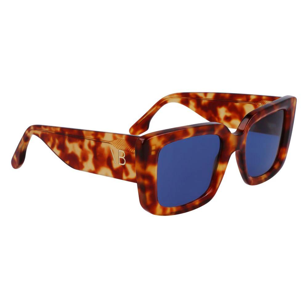 Victoria Beckham Brown Acetate Sunglasses by Victoria Beckham