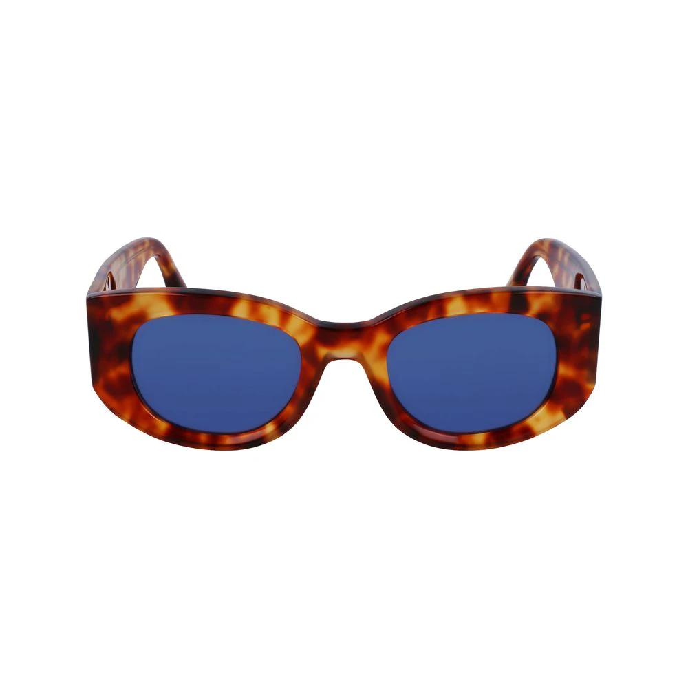 Victoria Beckham Brown Acetate Sunglasses by Victoria Beckham