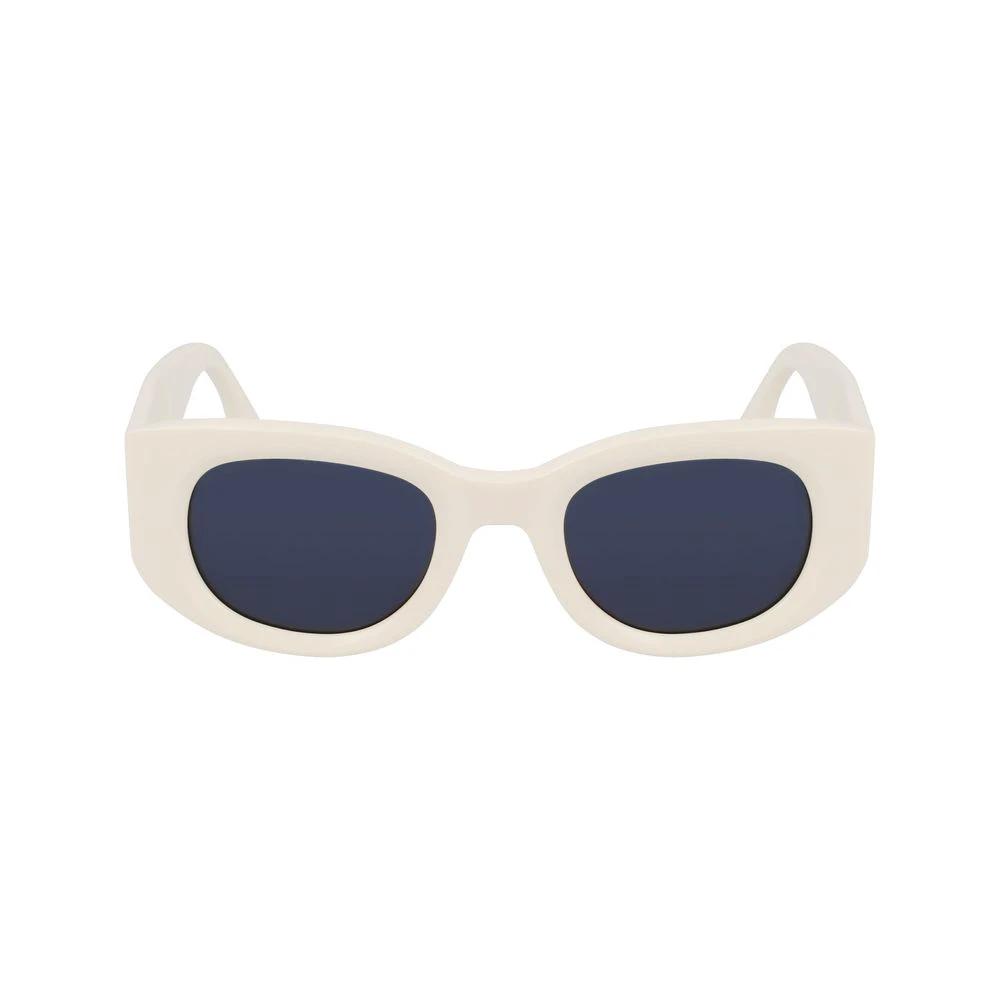 Victoria Beckham Gray Acetate Sunglasses by Victoria Beckham