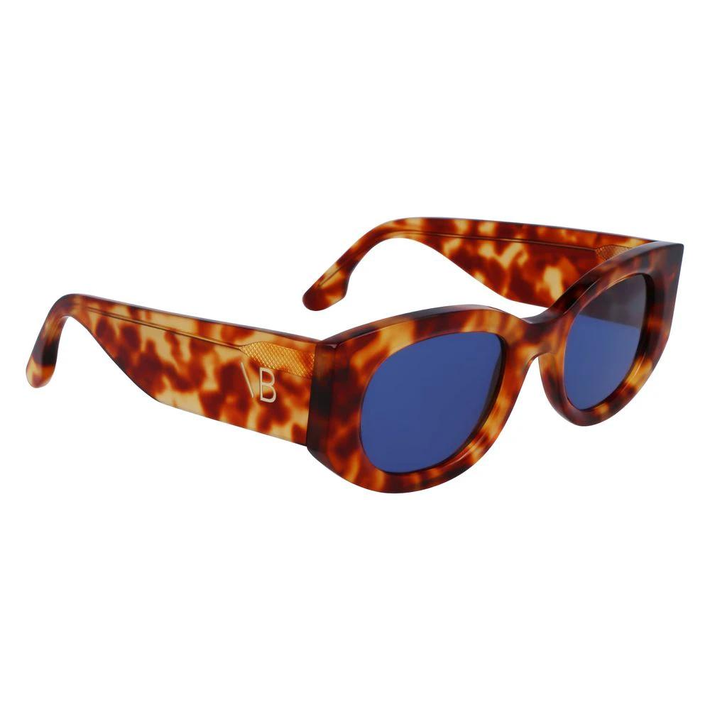 Victoria Beckham Brown Acetate Sunglasses by Victoria Beckham