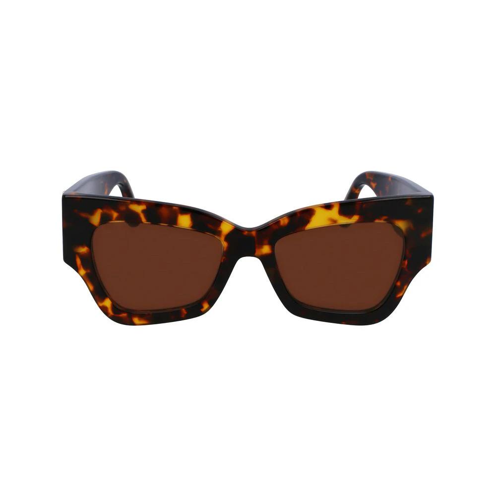 Victoria Beckham Brown Acetate Sunglasses by Victoria Beckham