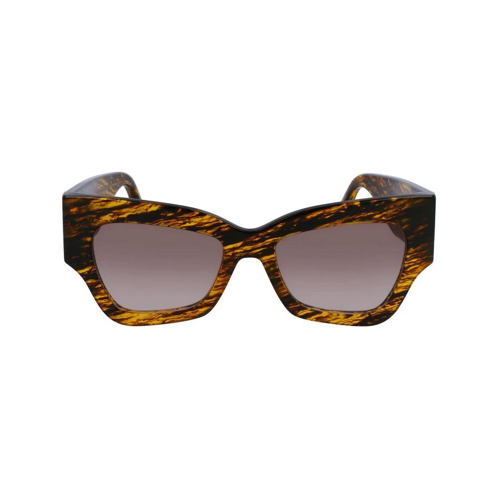 Victoria Beckham Brown Acetate Sunglasses by Victoria Beckham