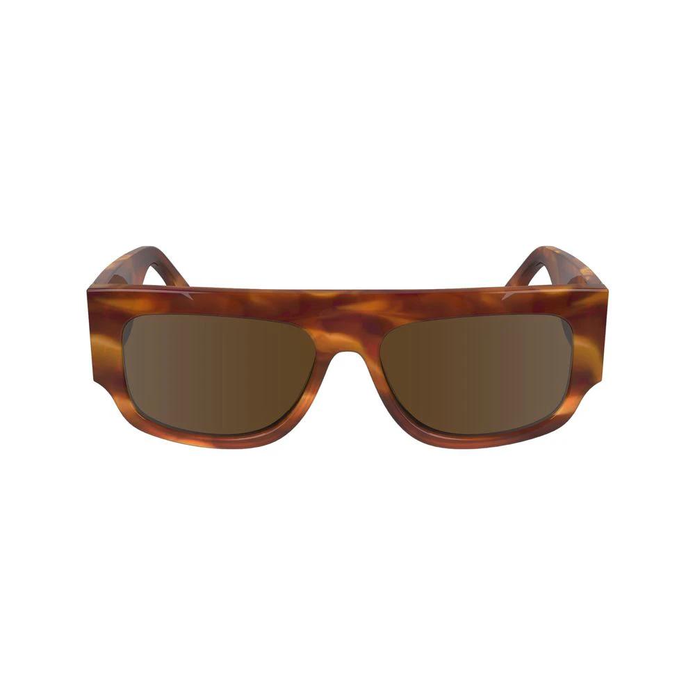 Victoria Beckham Brown Acetate Sunglasses by Victoria Beckham