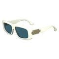 Victoria Beckham White Acetate Sunglasses by Victoria Beckham