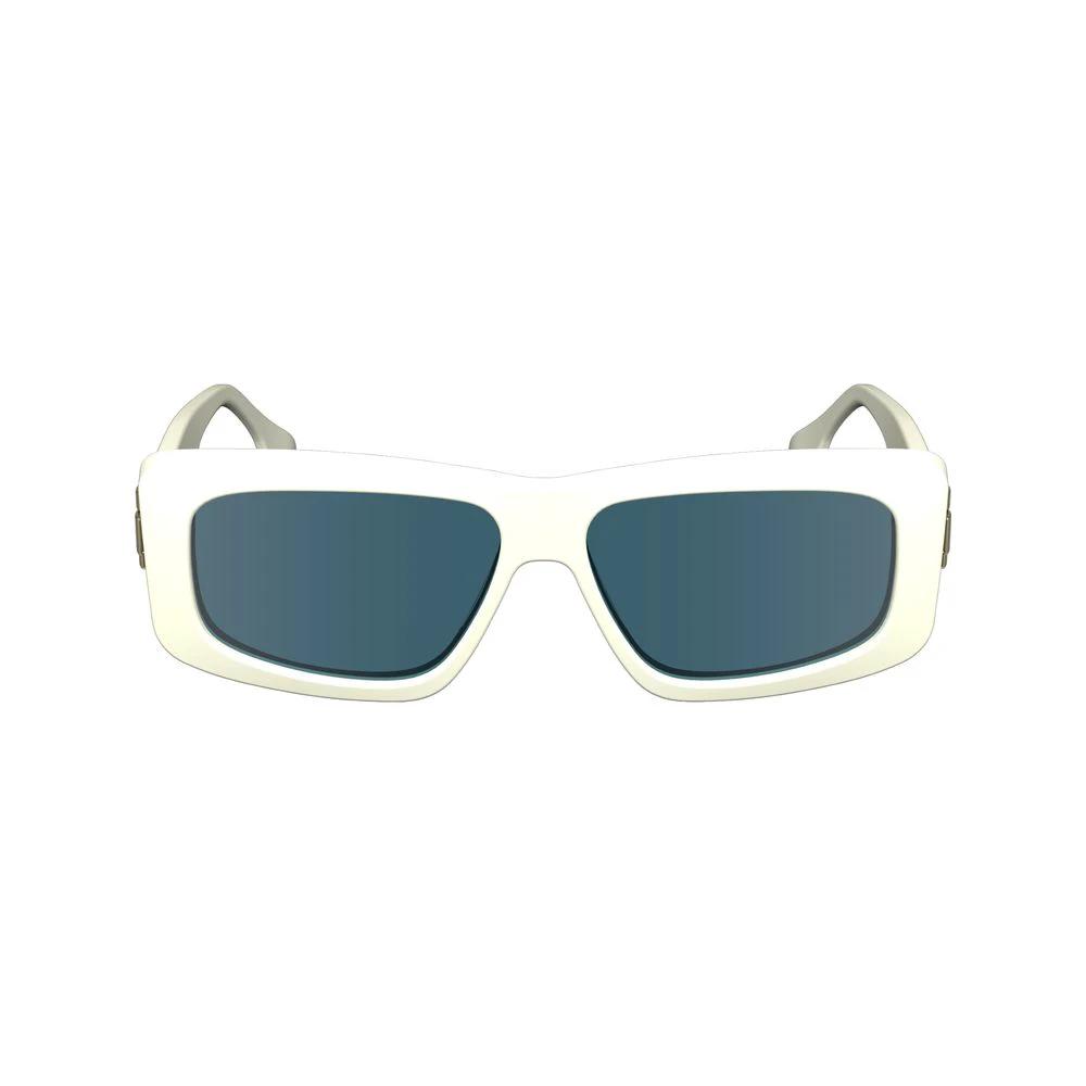 Victoria Beckham White Acetate Sunglasses by Victoria Beckham