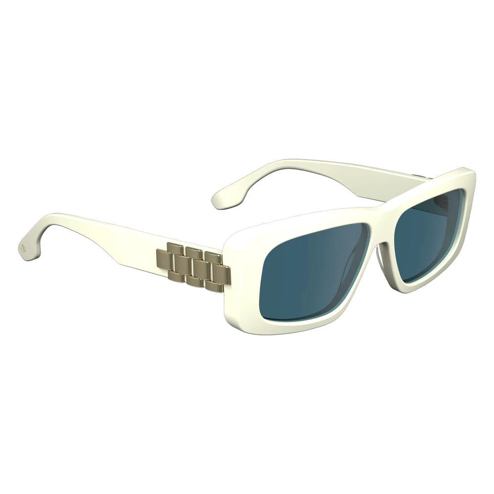 Victoria Beckham White Acetate Sunglasses by Victoria Beckham