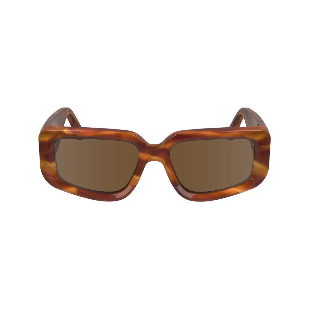 Victoria Beckham Brown Acetate Sunglasses by Victoria Beckham