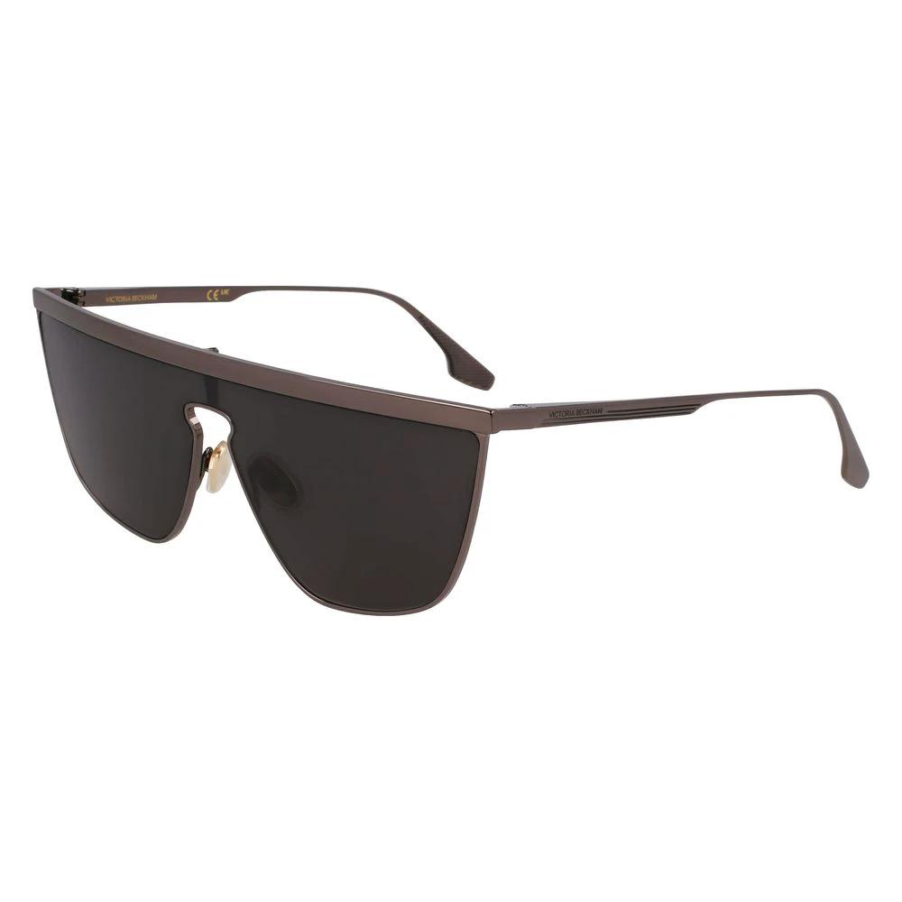 Victoria Beckham Gray Metal Sunglasses by Victoria Beckham
