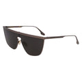 Victoria Beckham Gray Metal Sunglasses by Victoria Beckham