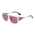 Victoria Beckham Gray Metal Sunglasses by Victoria Beckham