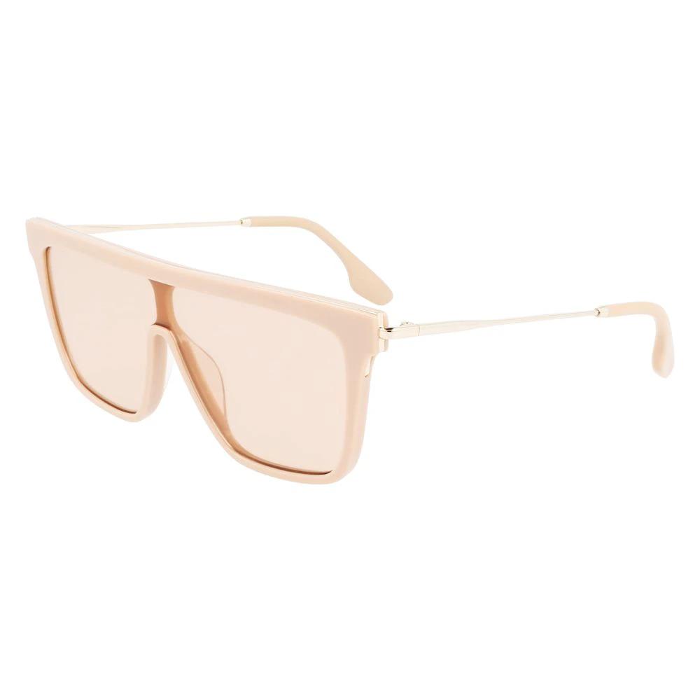 Victoria Beckham Beige Acetate Sunglasses by Victoria Beckham