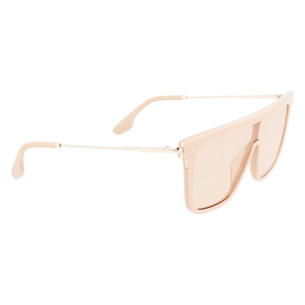 Victoria Beckham Beige Acetate Sunglasses by Victoria Beckham