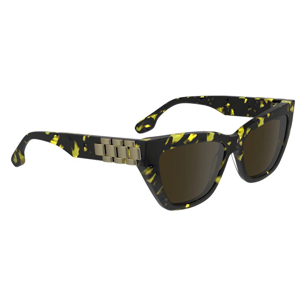 Victoria Beckham Multicolor Acetate Sunglasses by Victoria Beckham
