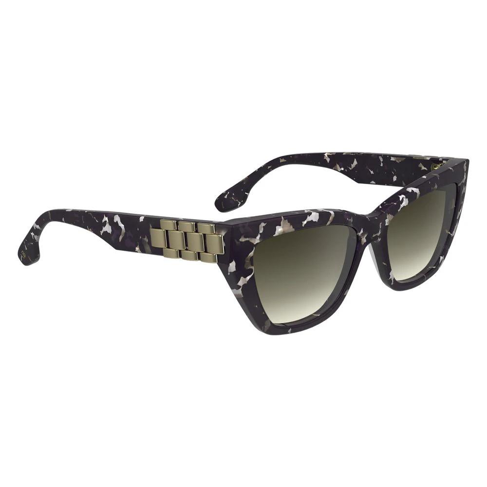 Victoria Beckham Black Acetate Sunglasses by Victoria Beckham