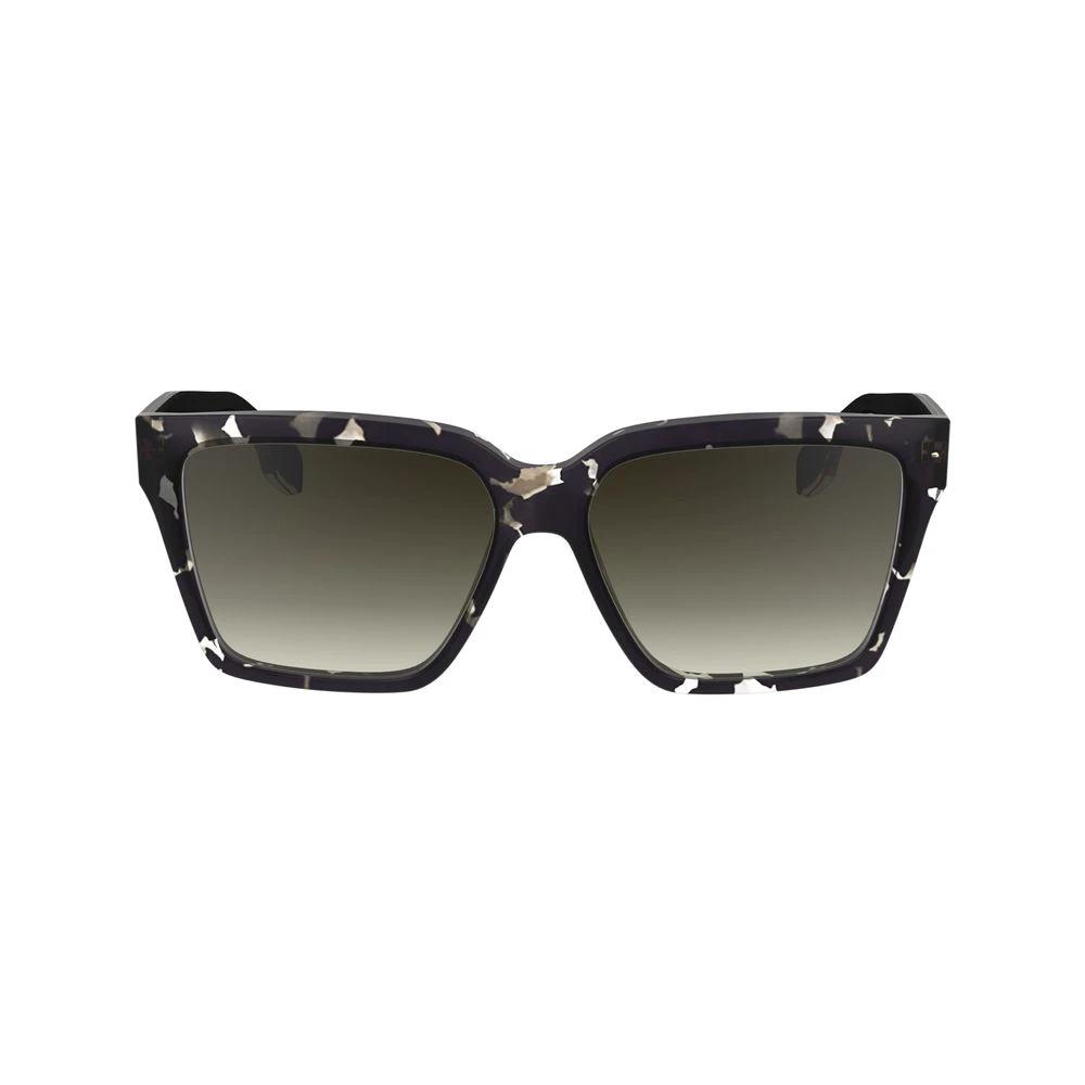 Victoria Beckham Brown Acetate Sunglasses by Victoria Beckham