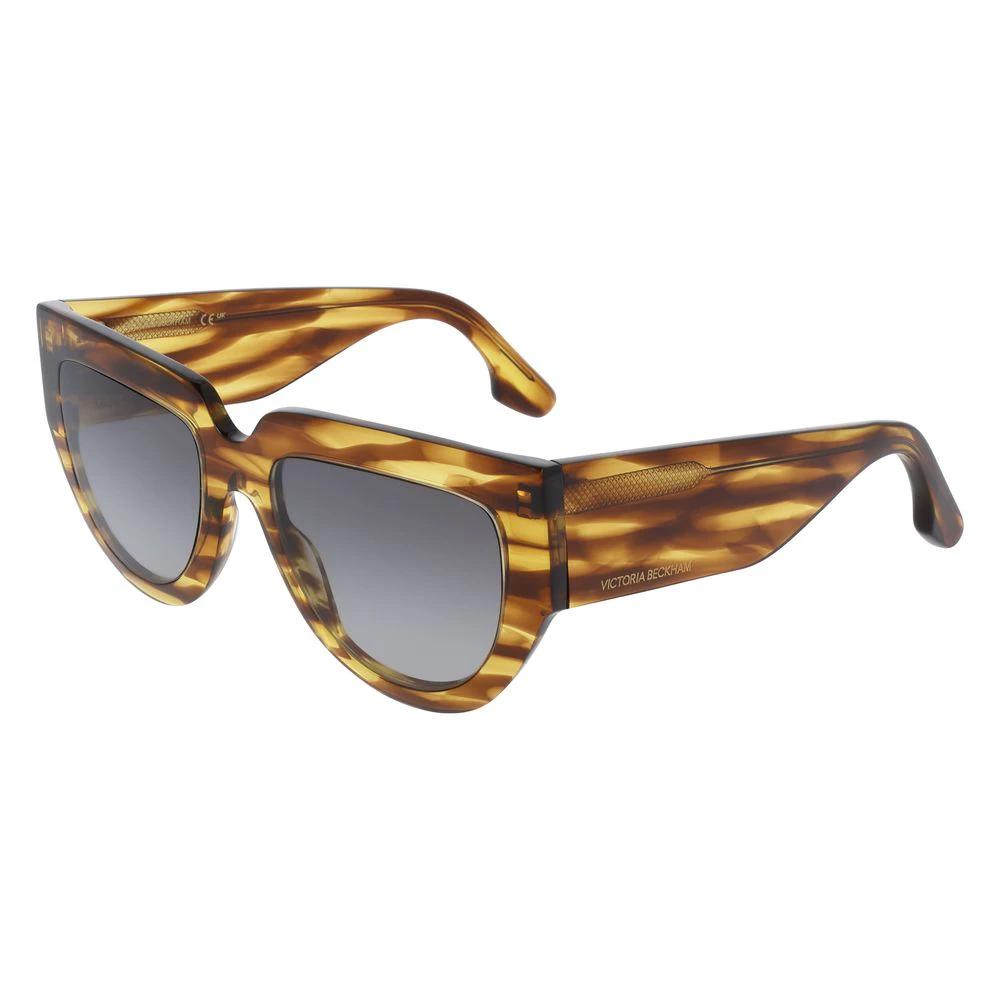 Victoria Beckham Brown Acetate Sunglasses by Victoria Beckham