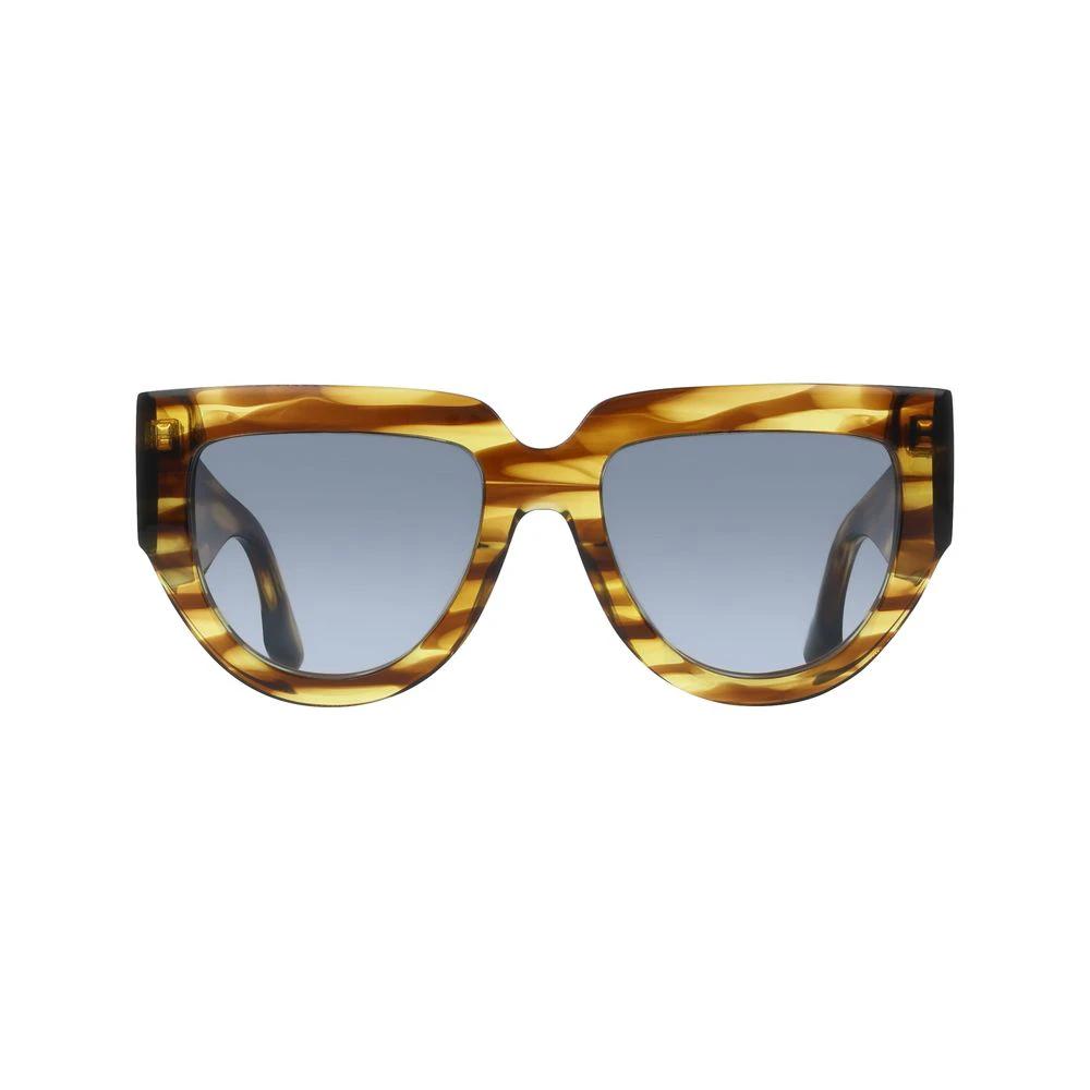 Victoria Beckham Brown Acetate Sunglasses by Victoria Beckham