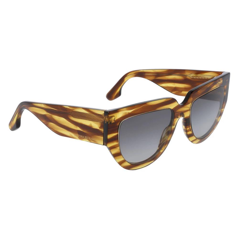 Victoria Beckham Brown Acetate Sunglasses by Victoria Beckham
