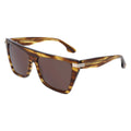 Victoria Beckham Brown Acetate Sunglasses by Victoria Beckham