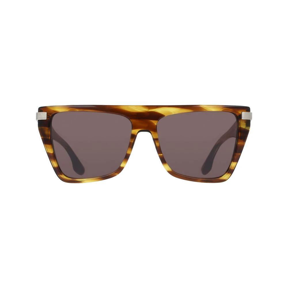 Victoria Beckham Brown Acetate Sunglasses by Victoria Beckham