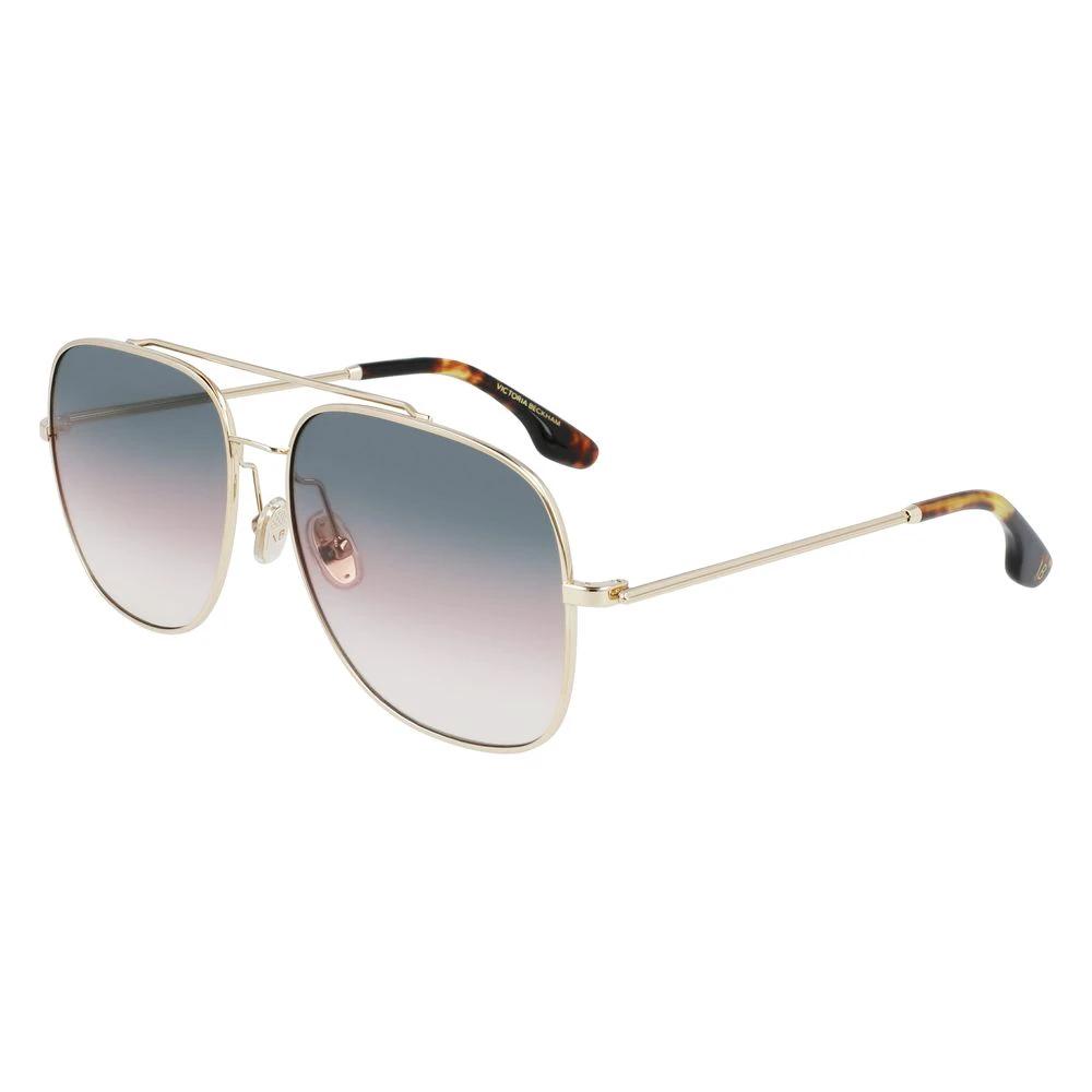 Victoria Beckham Gold Metal Sunglasses by Victoria Beckham