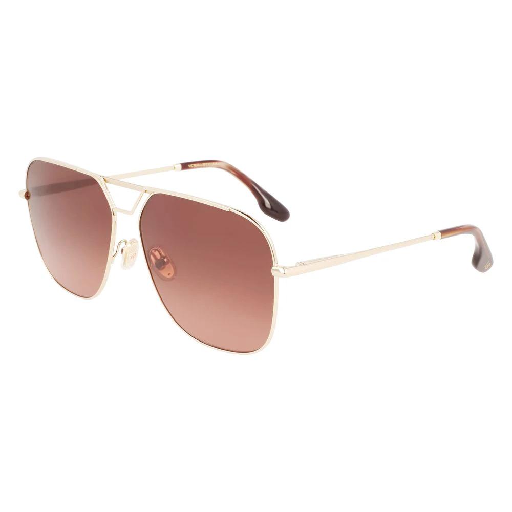 Victoria Beckham Gold Metal Sunglasses by Victoria Beckham