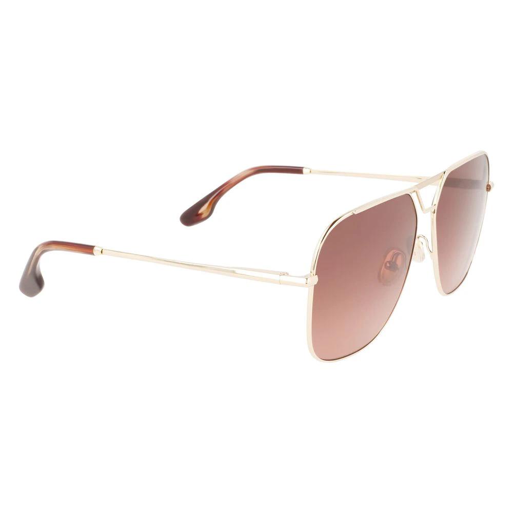 Victoria Beckham Gold Metal Sunglasses by Victoria Beckham
