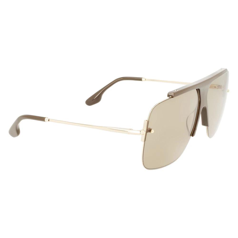 Victoria Beckham Brown Acetate Sunglasses by Victoria Beckham