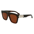 Victoria Beckham Brown Acetate Sunglasses by Victoria Beckham