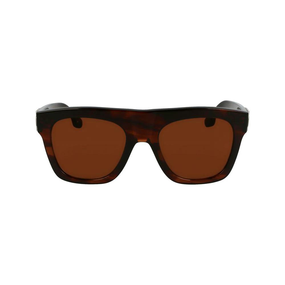Victoria Beckham Brown Acetate Sunglasses by Victoria Beckham