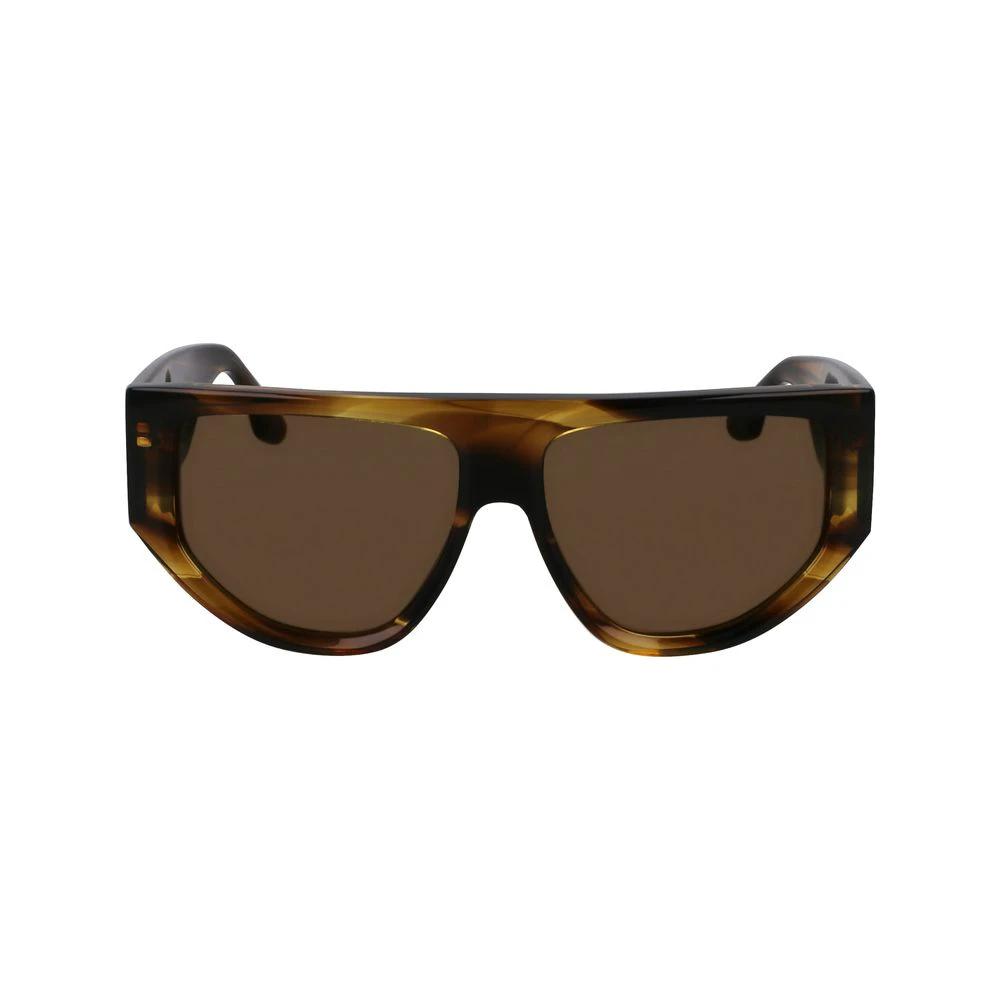 Victoria Beckham Brown Acetate Sunglasses by Victoria Beckham