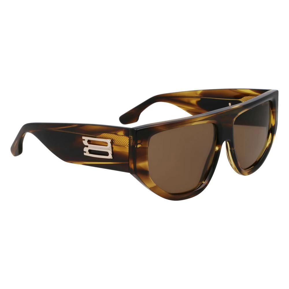 Victoria Beckham Brown Acetate Sunglasses by Victoria Beckham