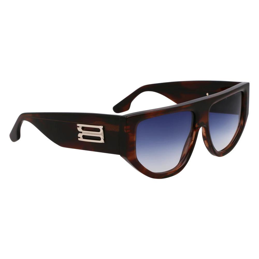 Victoria Beckham Brown Acetate Sunglasses by Victoria Beckham