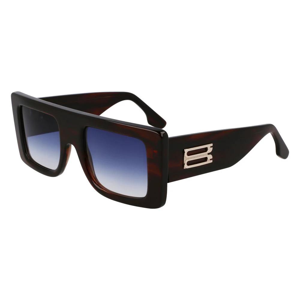 Victoria Beckham Brown Acetate Sunglasses by Victoria Beckham