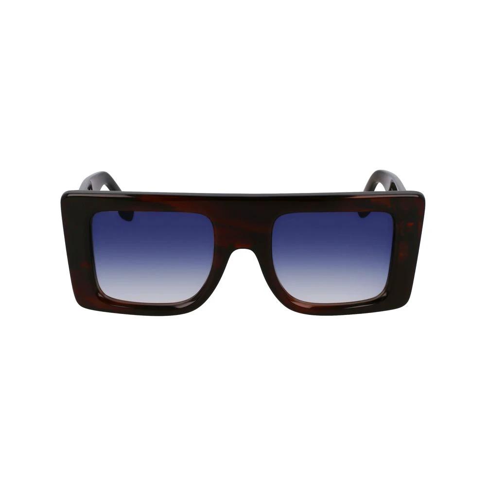 Victoria Beckham Brown Acetate Sunglasses by Victoria Beckham