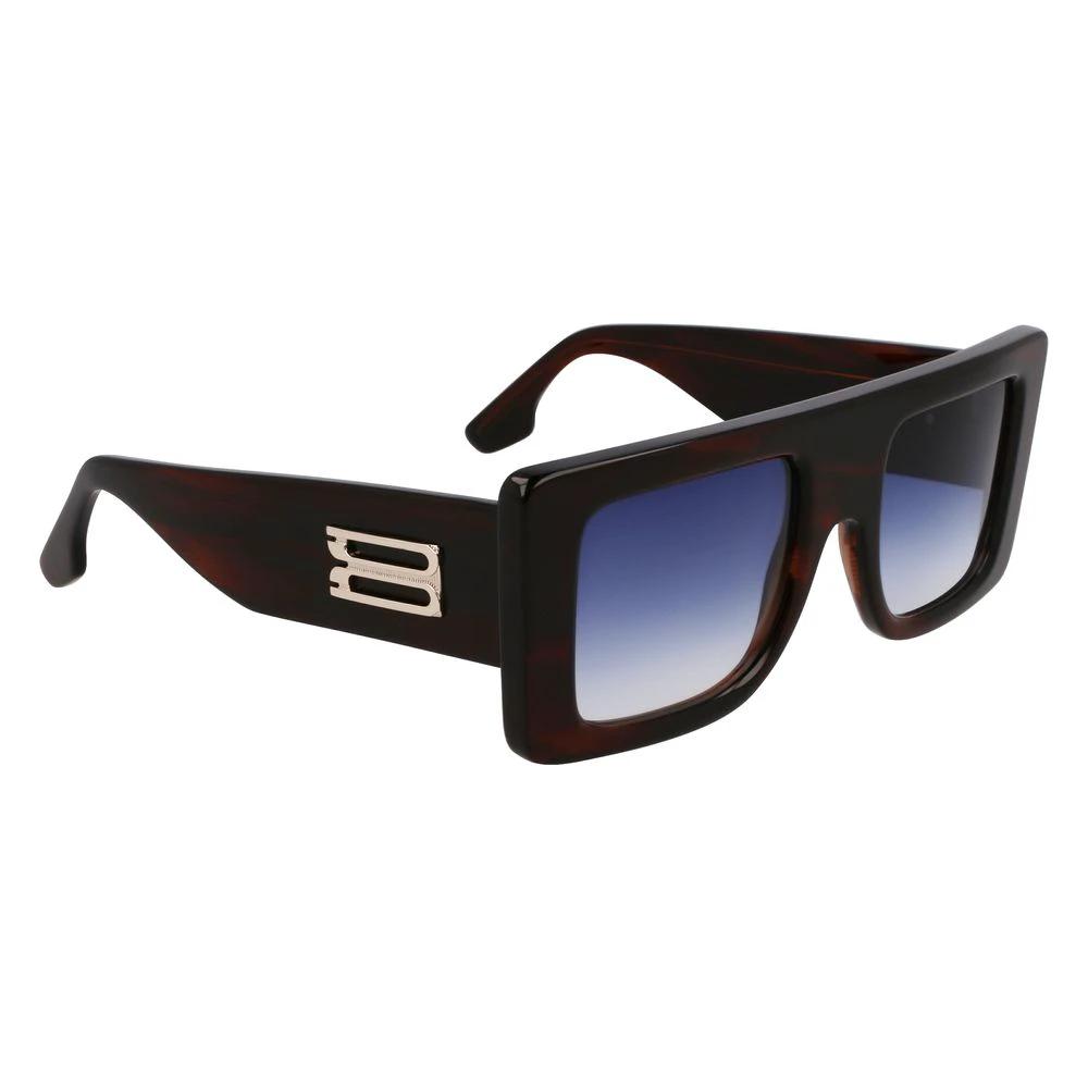 Victoria Beckham Brown Acetate Sunglasses by Victoria Beckham