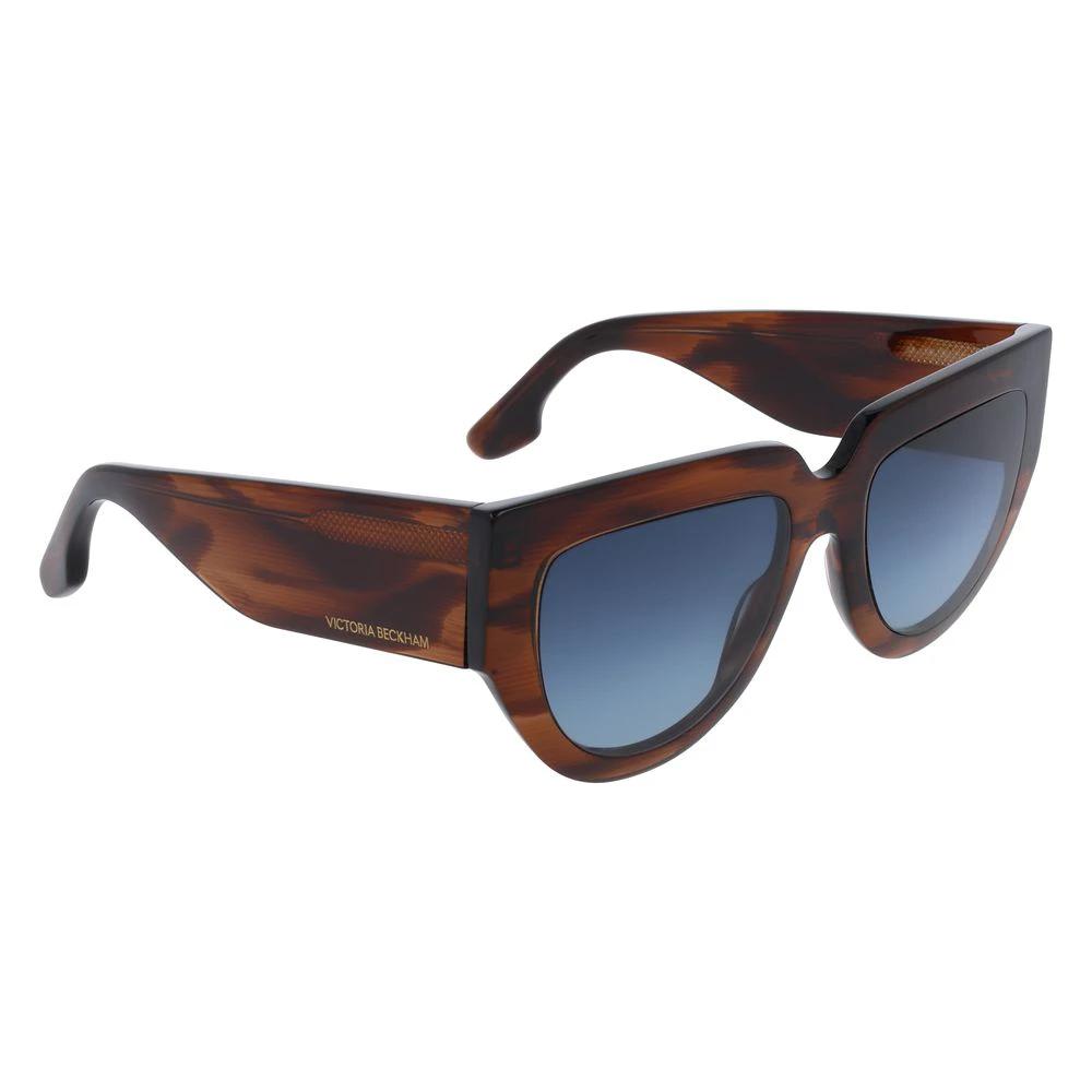 Victoria Beckham Brown Acetate Sunglasses by Victoria Beckham