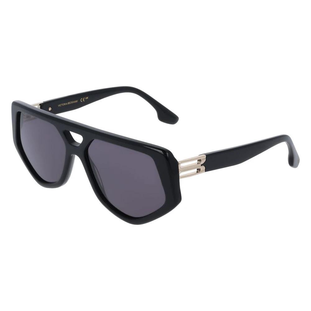 Victoria Beckham Black Acetate Sunglasses by Victoria Beckham