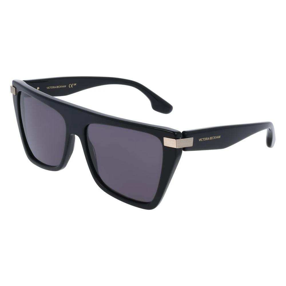 Victoria Beckham Black Acetate Sunglasses by Victoria Beckham