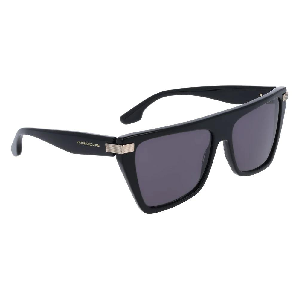 Victoria Beckham Black Acetate Sunglasses by Victoria Beckham